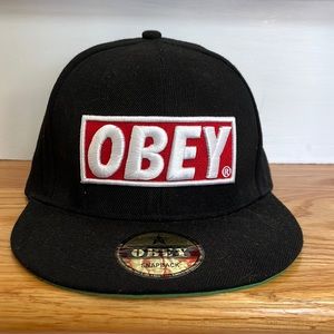 Obey snap back hat